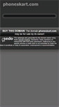 Mobile Screenshot of phoneskart.com